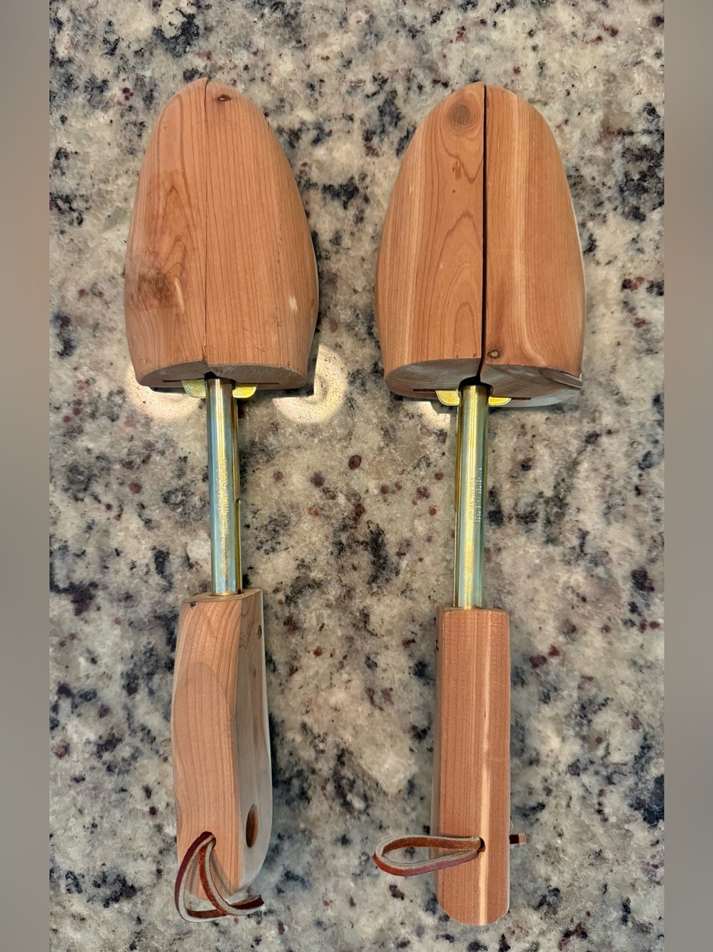 Rochester Shoe Tree Co Wooden Adjustable Shoe Trees Made in USA Vintage Pair M